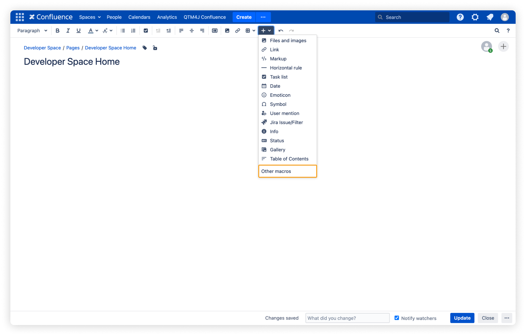 How To Integrate QMetry Macro With Confluence