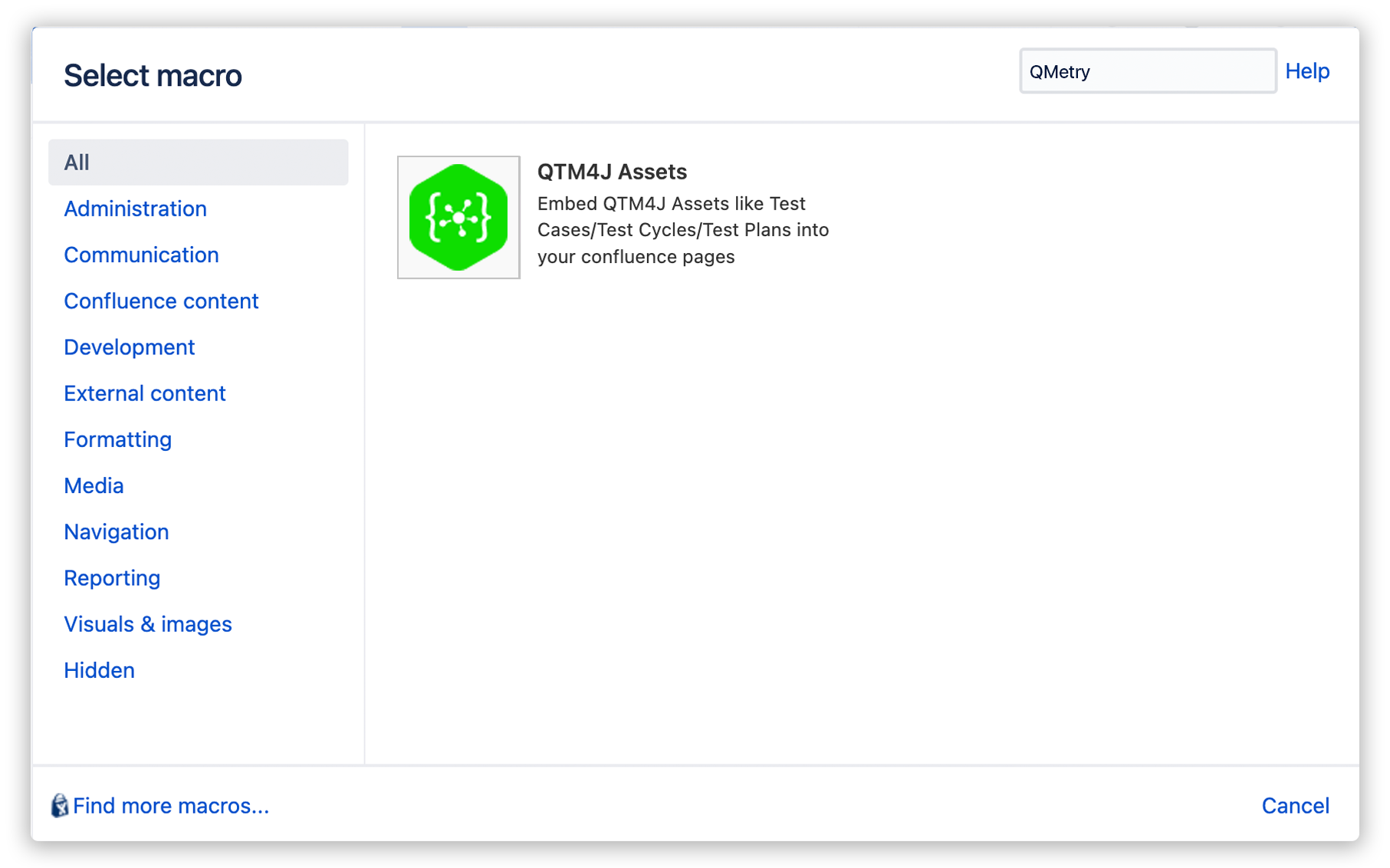 How To Integrate QTM4J Macro With Confluence