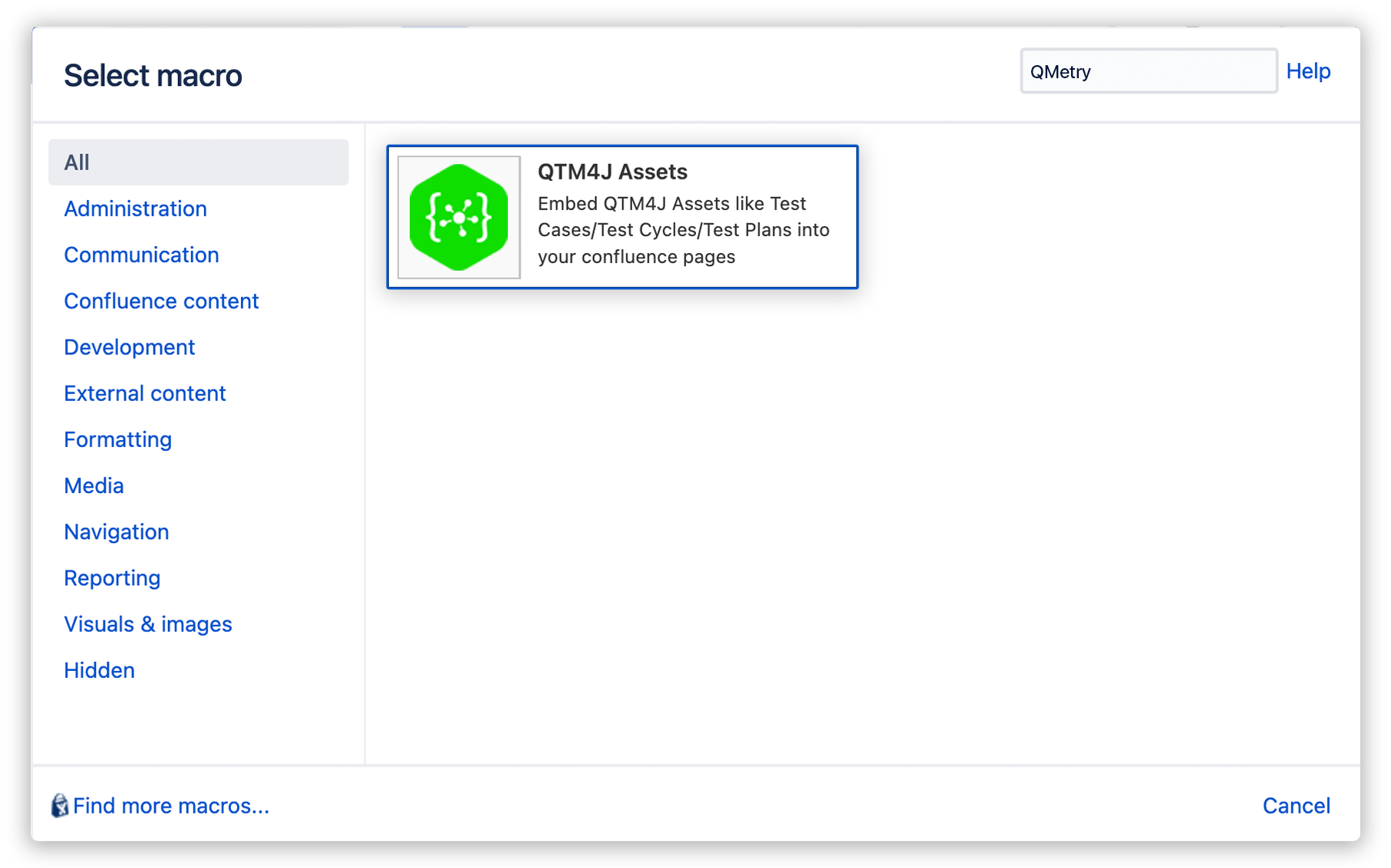 How To Integrate QTM4J Macro With Confluence
